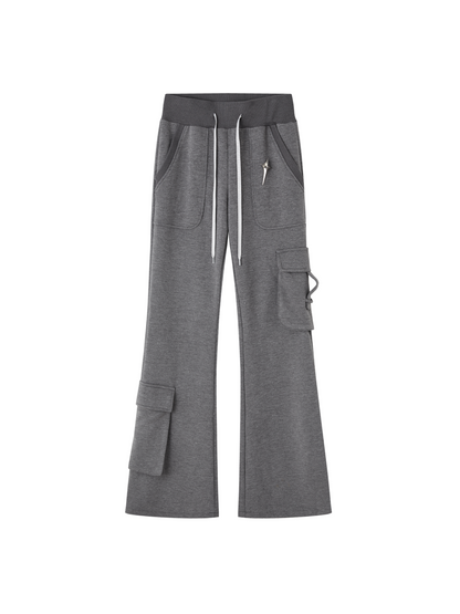 Knitted Hooded Diagonal Jacket Set-Up