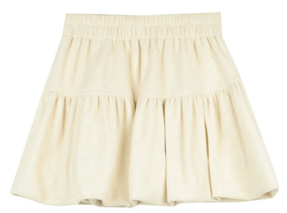 Hooded Cardigan Top A-Line Bud Skirt Set