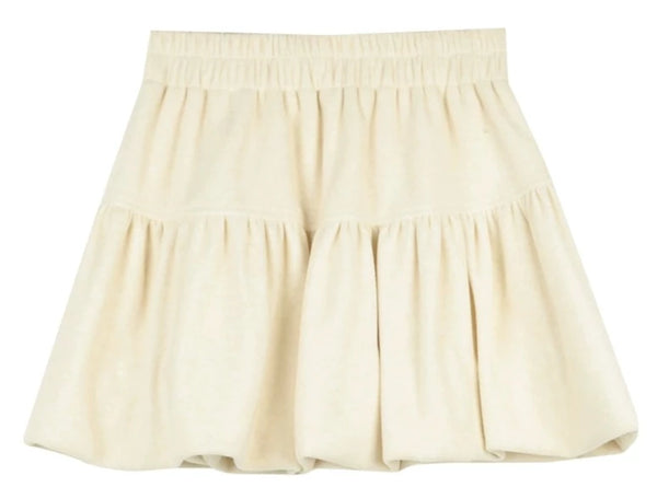 Hooded Cardigan Top A-Line Bud Skirt Set