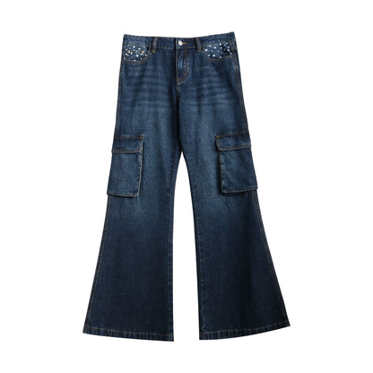 Star Print Flared Pants