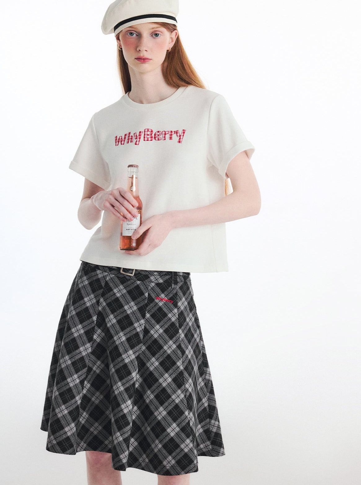 Retro Academy Checked Skirt