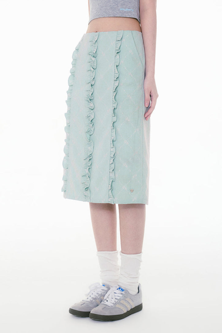 Lush Suzuran A-Line Bustier Skirt