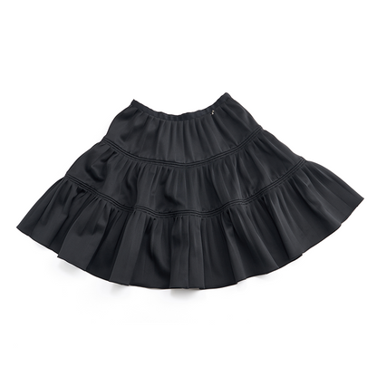 Romantic Pleated Flower Bud Skirt