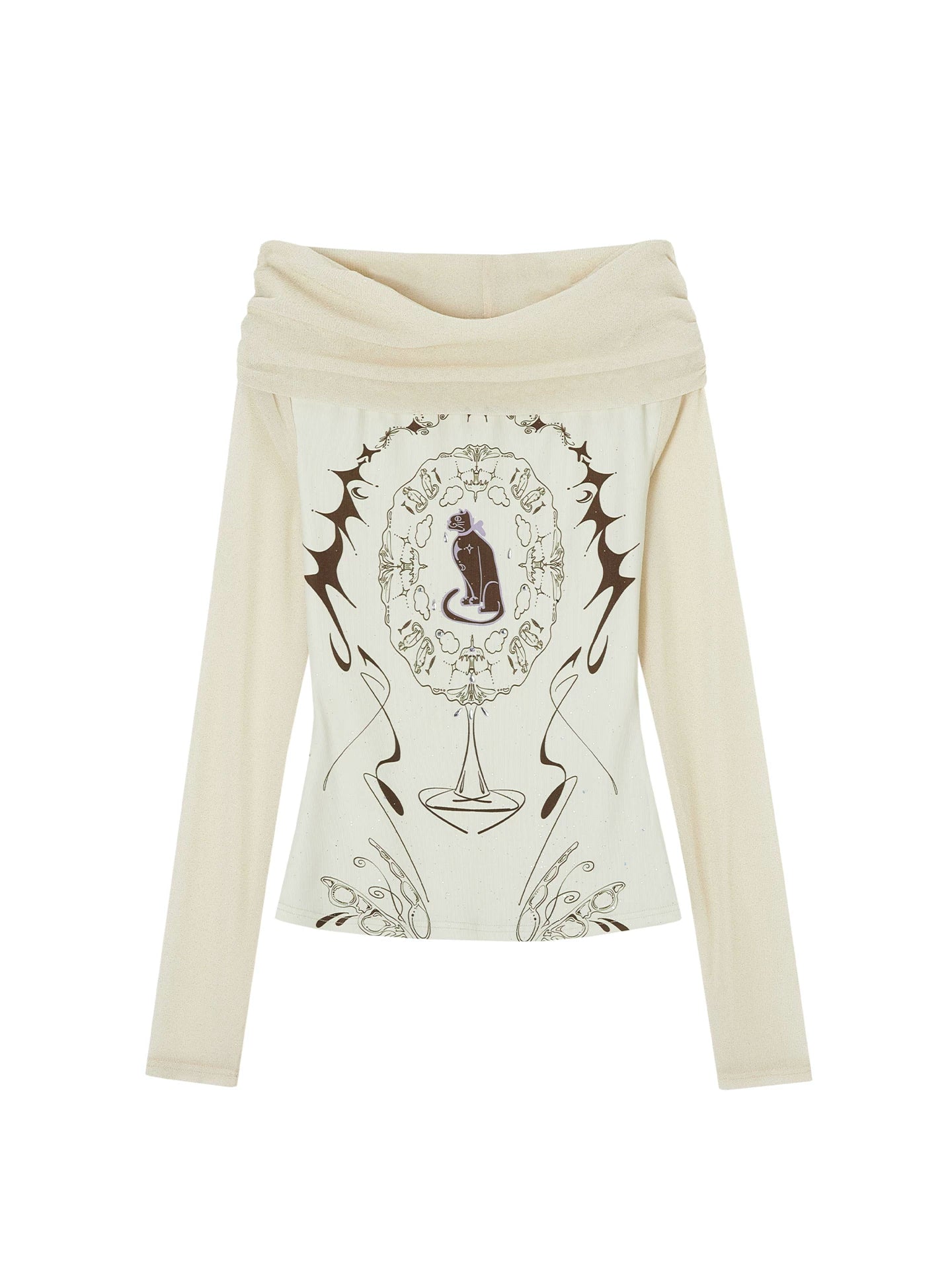 Hand-Painted Star-Wishing Blouse