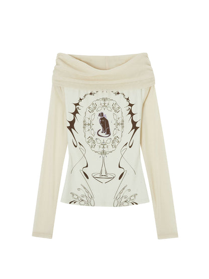 Hand-Painted Star-Wishing Blouse