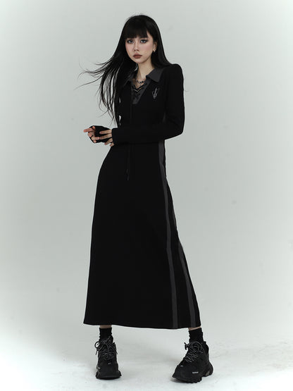 Ghost Girl Black Long Skirt Dress