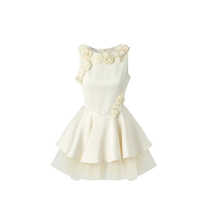 Three-Dimensional Floral Dress