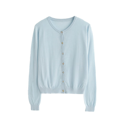 Linen Knitted Cardigan Set