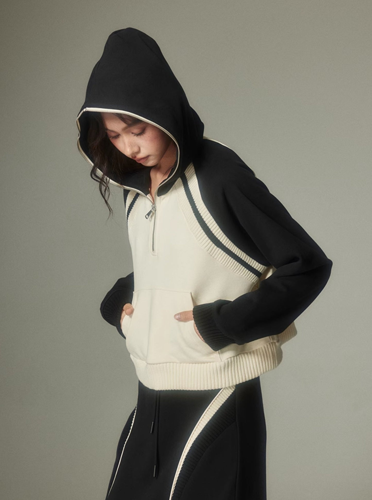 original design casual hooded set-up