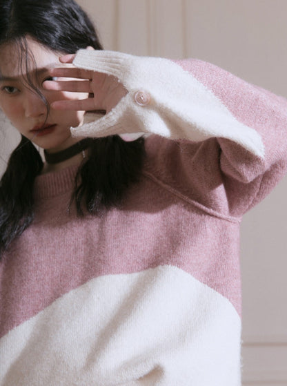 gentle retro pullover sweater