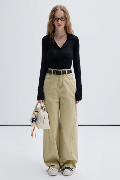 High-Waisted Commuter Slacks