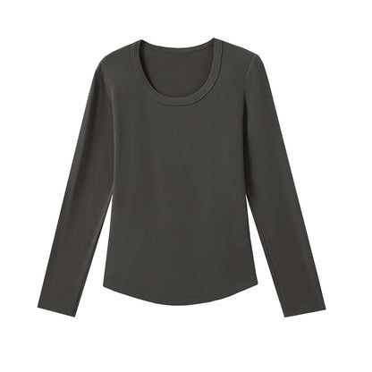 Tencel Wool Crew Neck Top