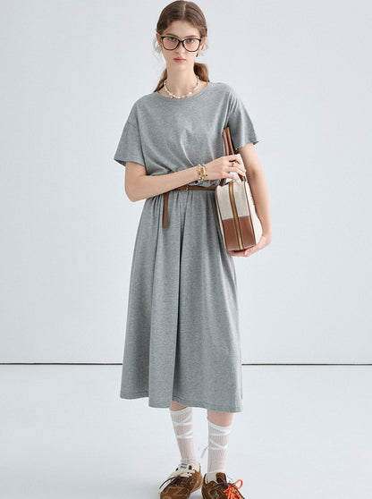 Summer Knit T-Shirt Dress