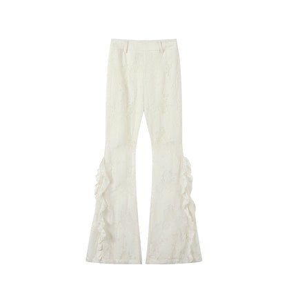 Meerjungfrau-Spitze Schlaghose