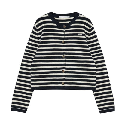 Wool Blend Retro Cardigan