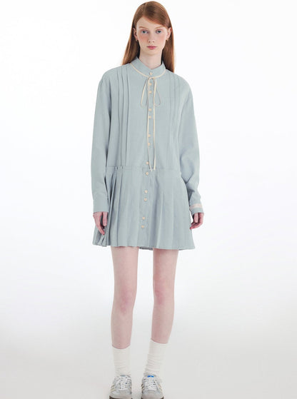 Late Summer Letter Shirt Dress