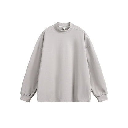 Solid Color Long Sleeve Loose Sweatshirt