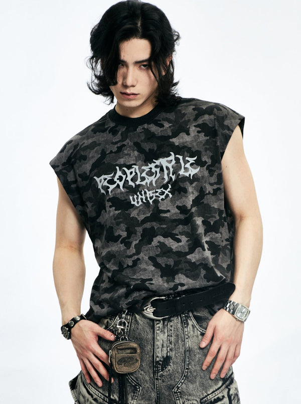 Vintage Wash Camouflage T-Shirt