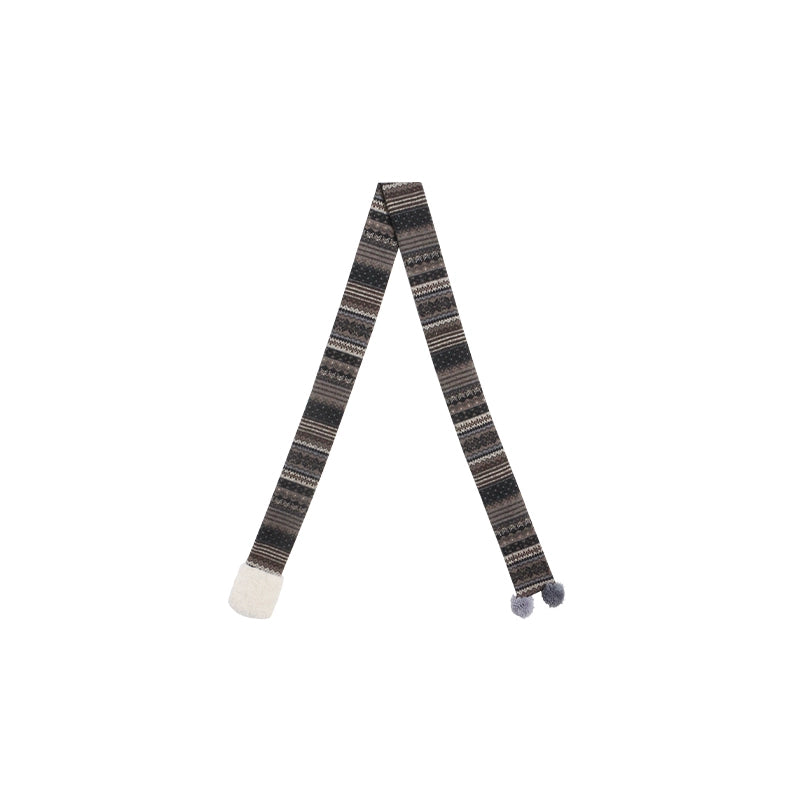 Knitted Patchwork Slim Dress Set-Up