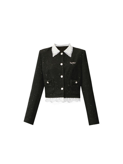 Baroque Small Fragrance Suit Top & Skirt Set-Up