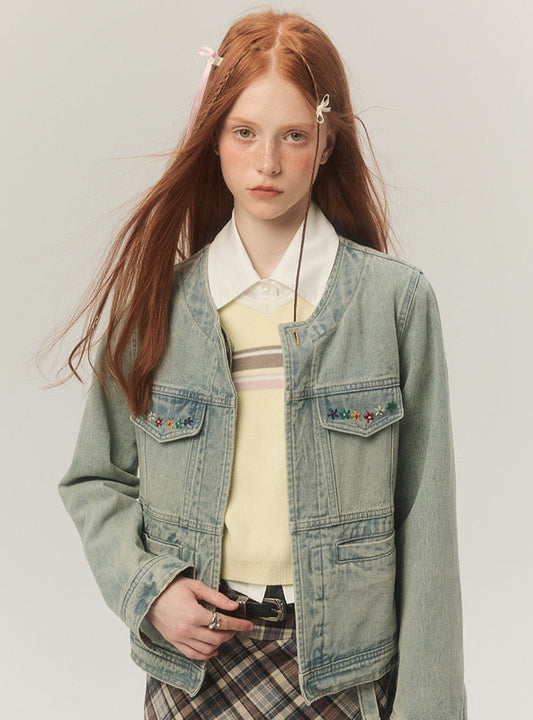 Vintage -Jeansjacke