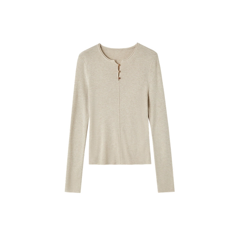 Line-Breasted Base T-Shirt