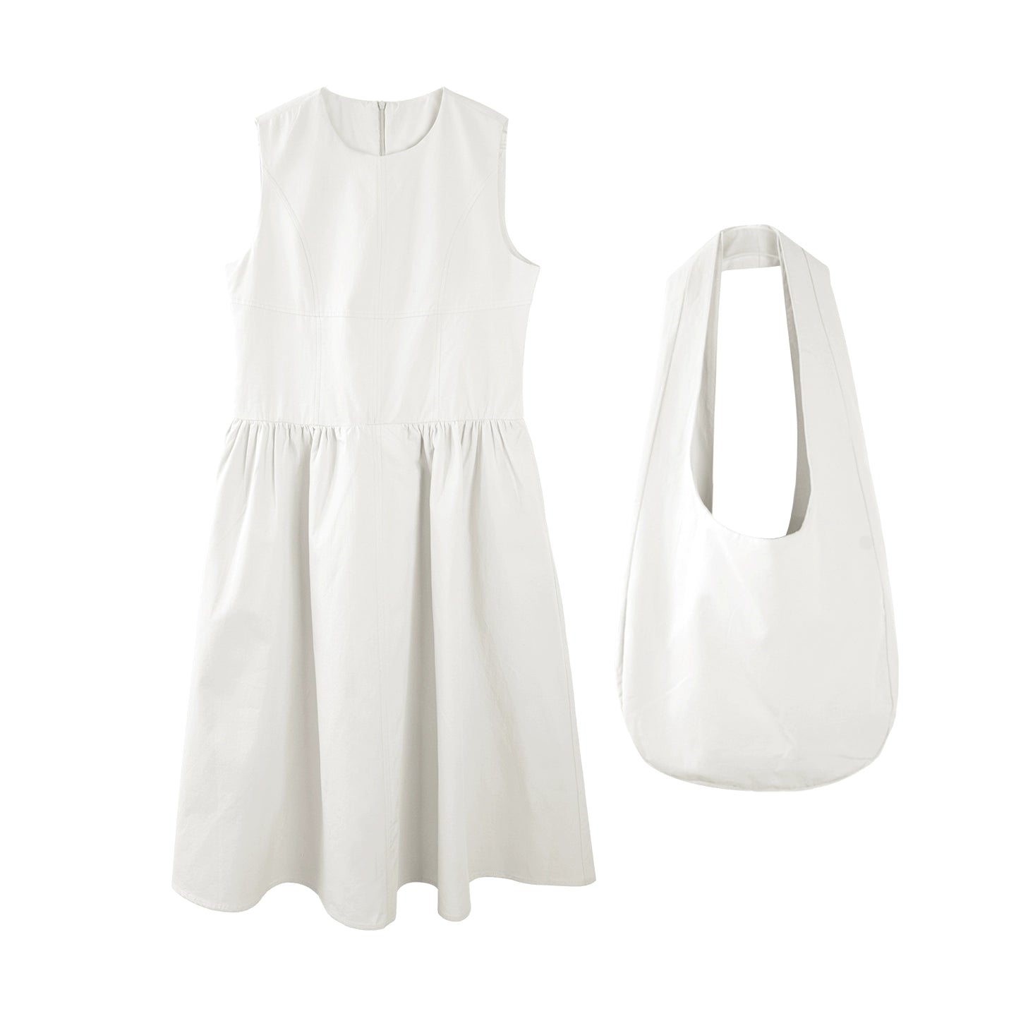 Slimming Yellow Tank Dress