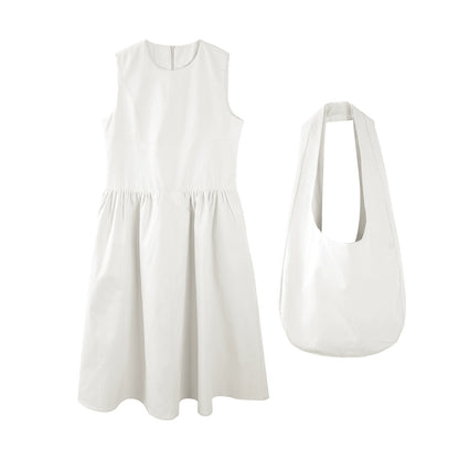 Slimming Yellow Tank Dress