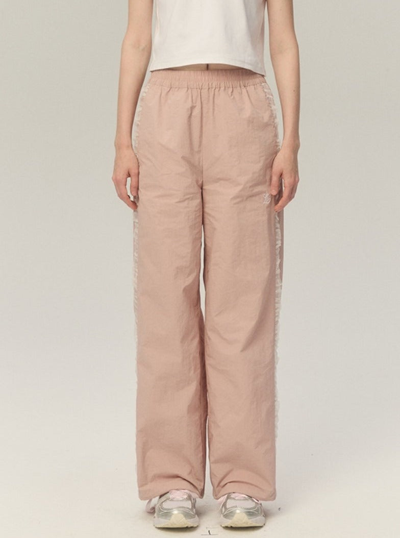 High waist wide-leg cargo pants