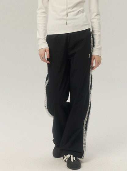 High waist wide-leg cargo pants