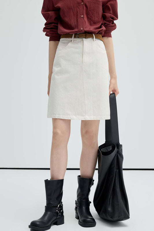 Slim Fashion Simple A-Line Skirt