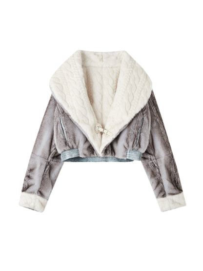 Twelve O'Clock Old Money Fur Jacket