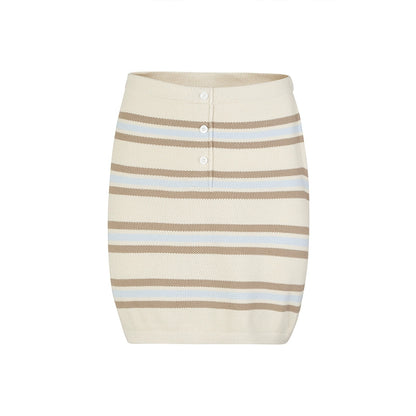 Striped Short Skirt