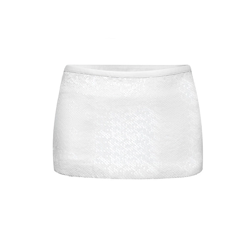 Temperament Sequin A-Line Skirt
