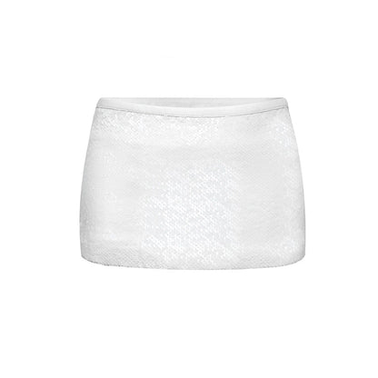 Temperament Sequin A-Line Skirt