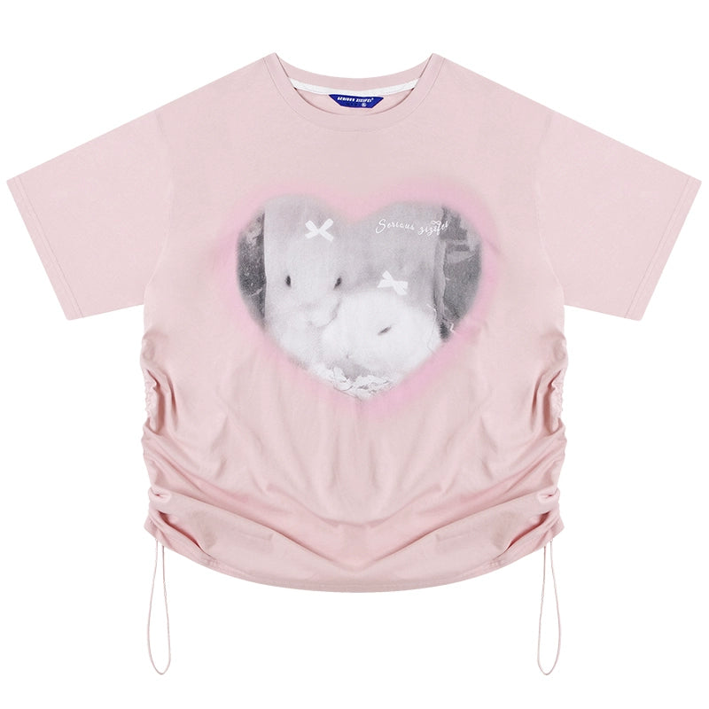 Love Bunny Drawstring T-Shirt