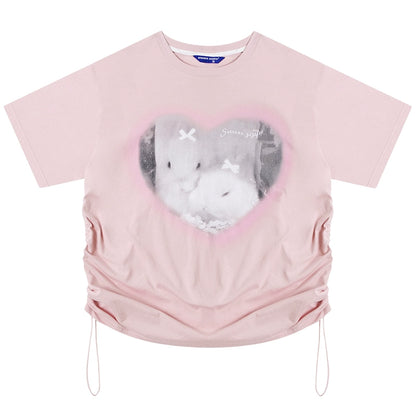 Love Bunny Drawstring T-Shirt