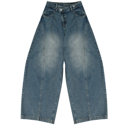 Retro Wash Blue High Waist Jeans