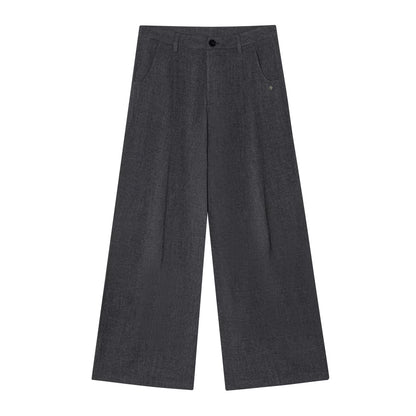 High-Waisted Drapey Suit Pants