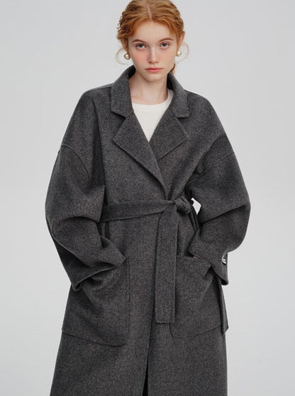 Korean version woolen jacket