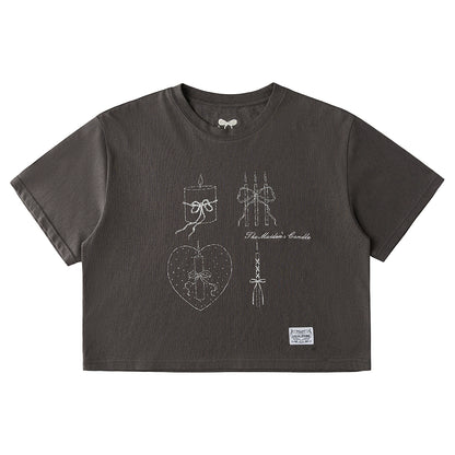 Crew Neck Printed T-Shirt