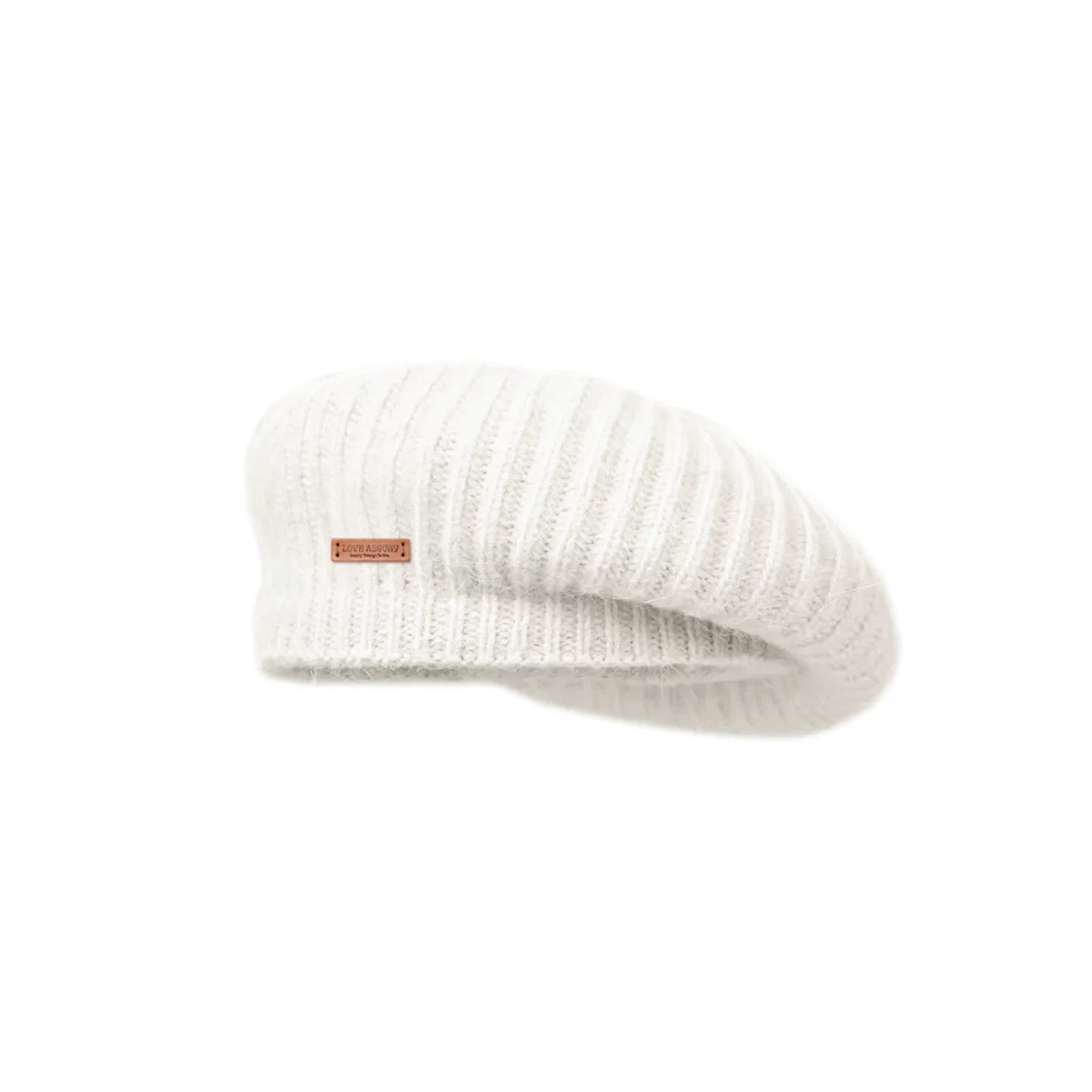 Asgony Dopamine Sweet Girl Knitted Beret