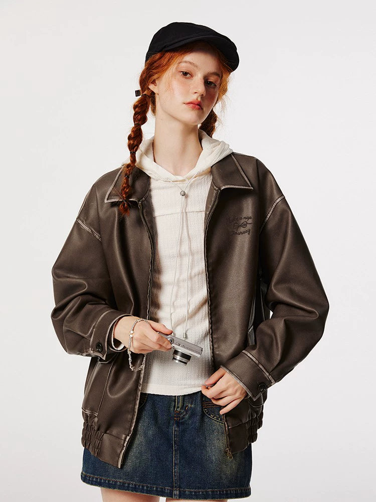 Retrol PU Leather Jacket