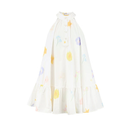 Summer White A-Line Dress