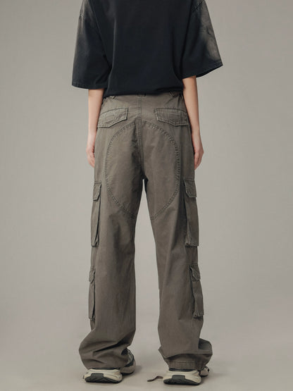 Retro Multi-Pocket Pants