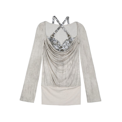 Retro Two-Piece Top Shirt Info