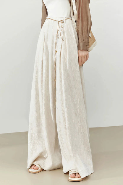 Loose Wide-Leg Mopping Pants