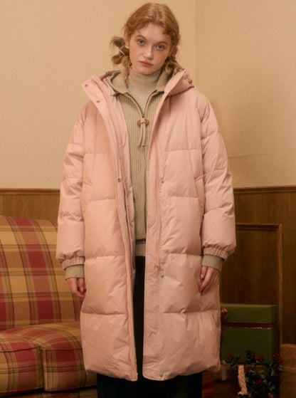 Medium duck down coat