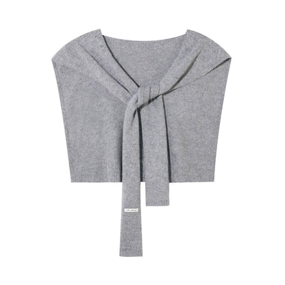 Knit Fake Collar Scarf