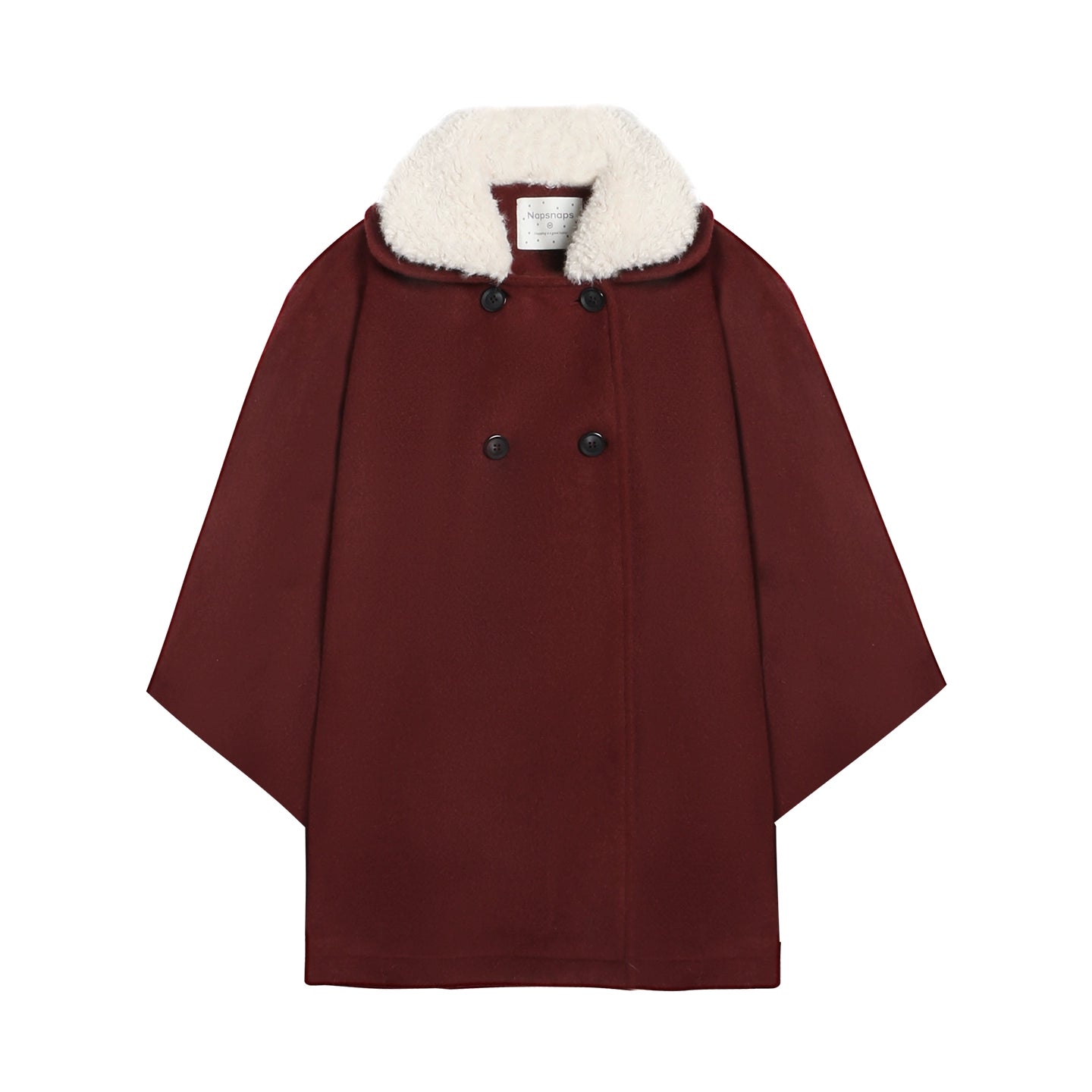 Plaid Cape Winter Coat